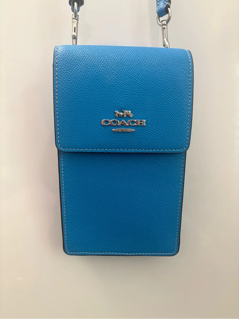 Coach Blue Crossbody Phone Bag